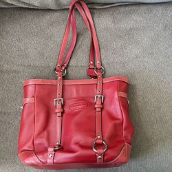 Coach Bag Red