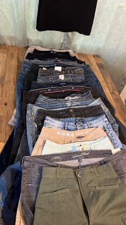 Denim Jeans Lot Take All 20 Sizes Plus Size Petite