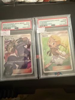 Pokemon card PSA 10 slabs