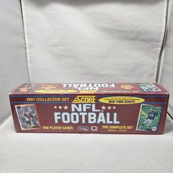 1991 Score Football trading cards 690 players card series 1 and 2. Factory Sealed FIRM ON PRICE