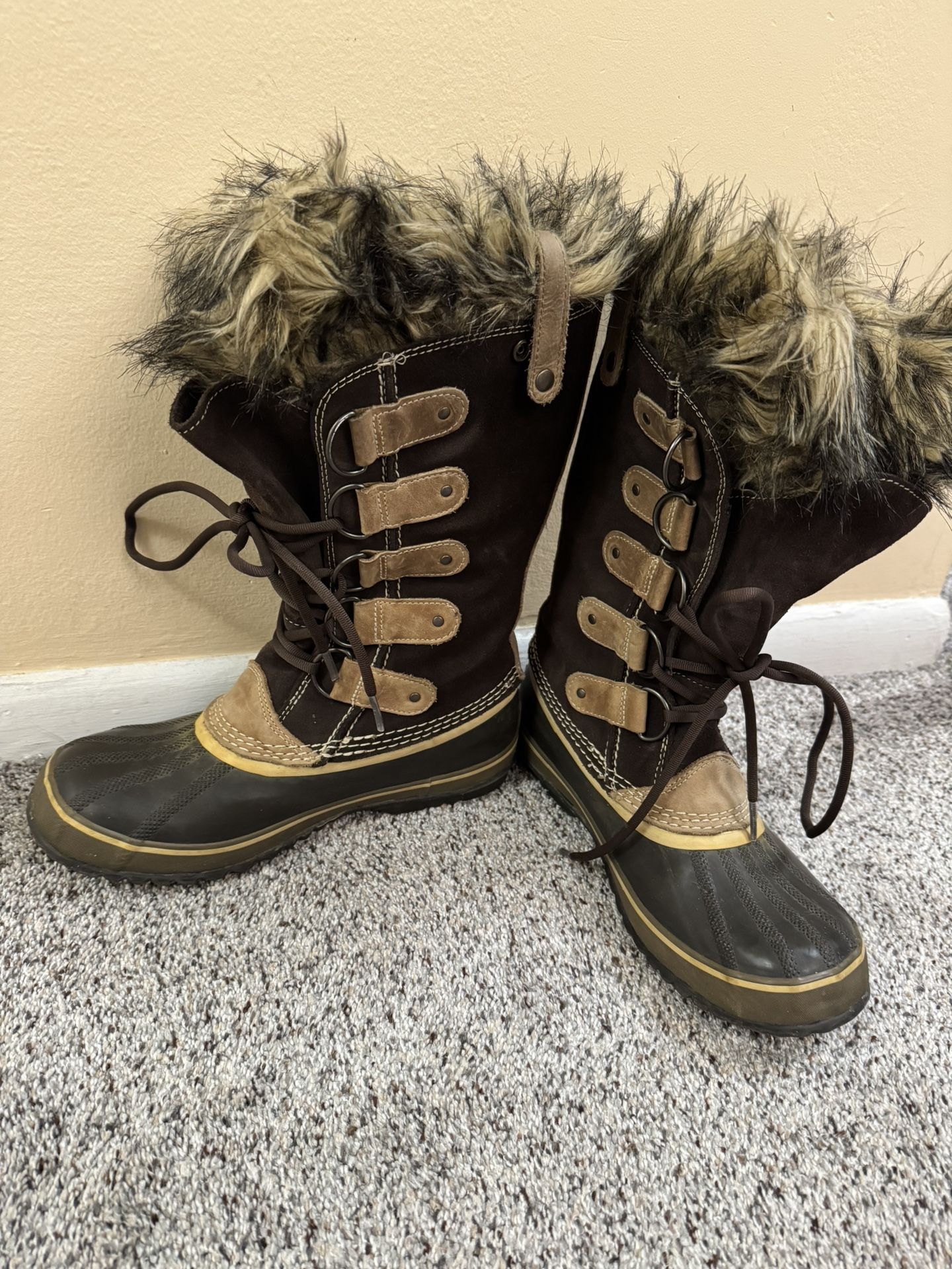 Dark Brown Sorel JOAN OF ARCTIC™ WOMEN'S WATERPROOF BOOT Size 9