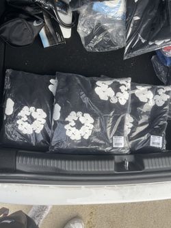 Black Denim Hoodies Size Small