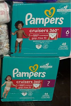 Pampers size 6/7 diapers