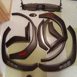 Subaru WRX Fender Flares Hood Cowl Skid Plates And Aftermarket Emblem 100 Obo For Everything 