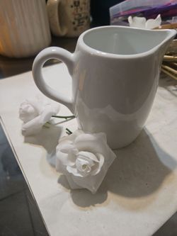 porcelain white creamer