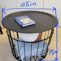 IKEA metal storage coffee table