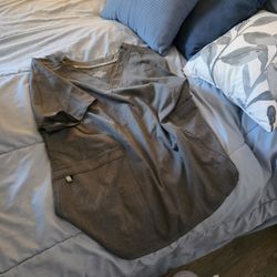 Climate right gray Scrubs top 2x