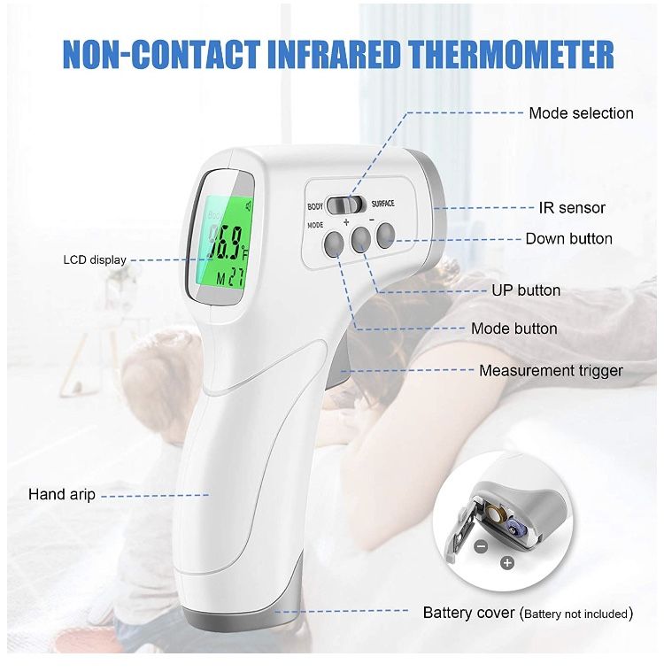 No Contact Infrared Forehead Thermometer