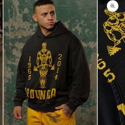 YOUNG LA Gold’s Hoodie