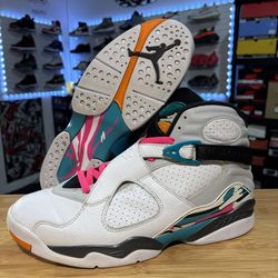 AIR JORDAN 8 RETRO “SOUTH BEACH” SIZE 13