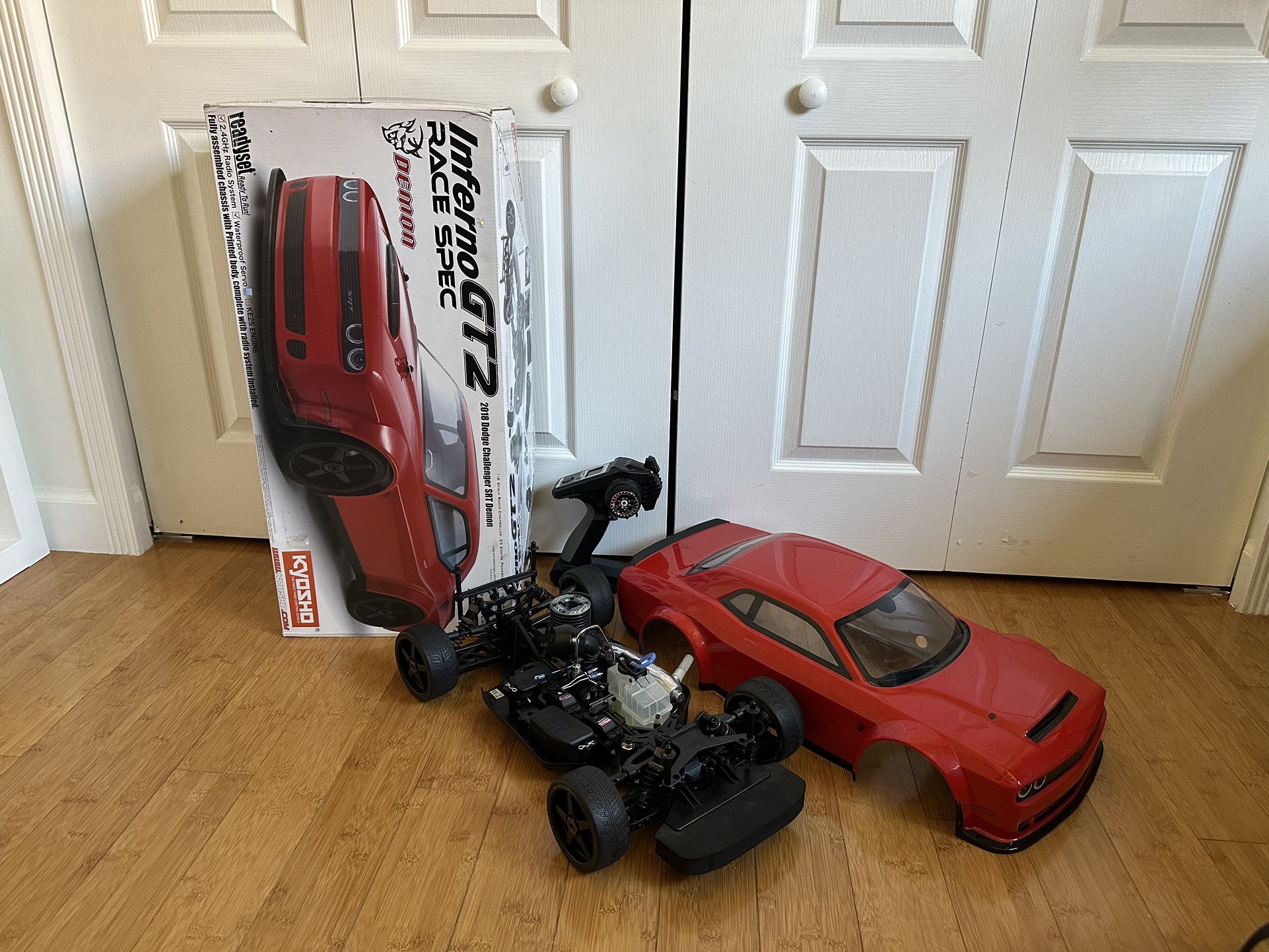 Brand New Kyosho GT2 Demon Nitro Rc Car RTR