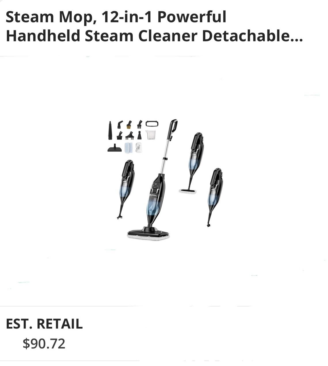 12 In 1 Steam Mopper