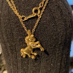 Unicorn Pendant And Necklace 