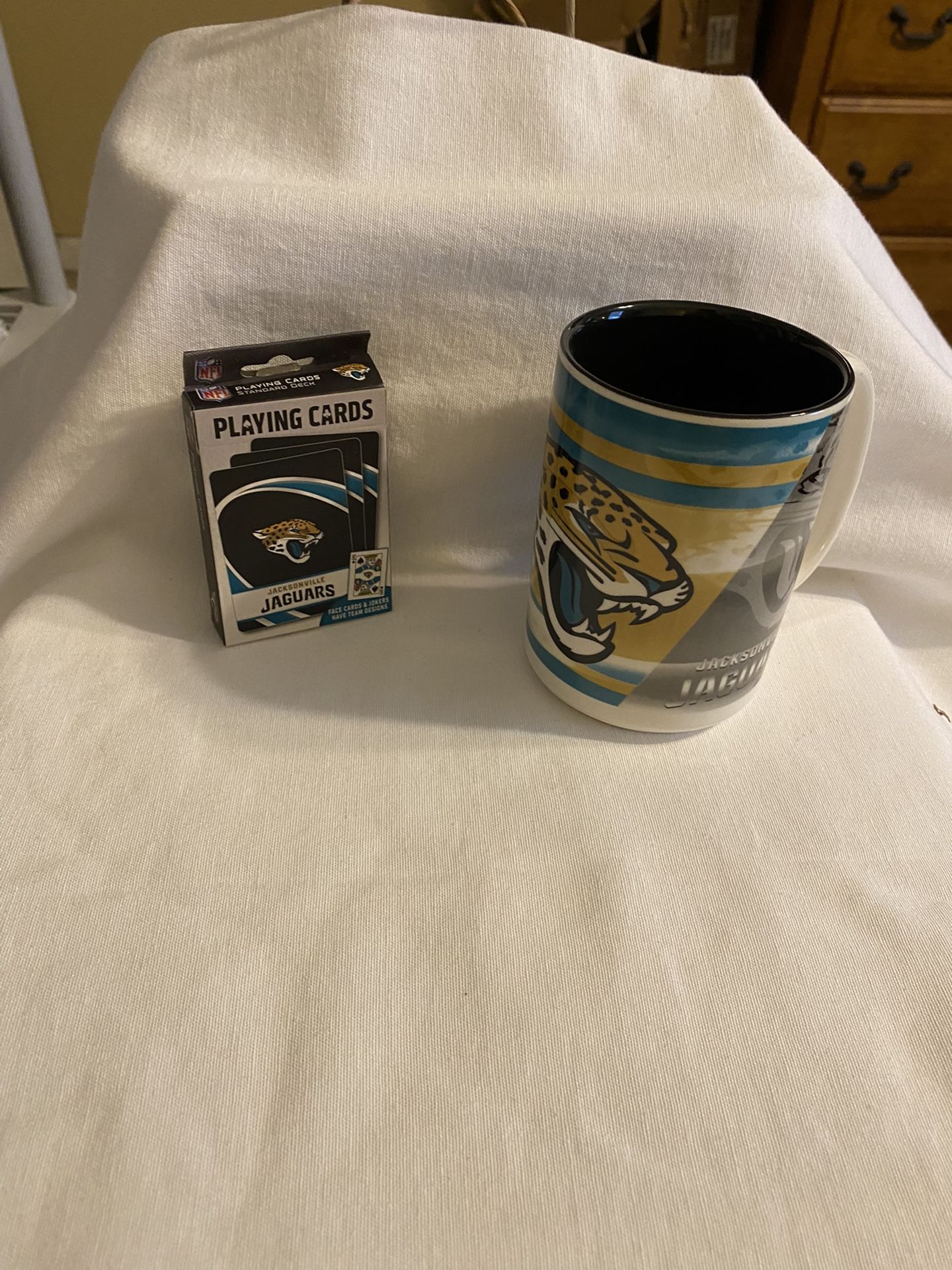 Jacksonville Jaguars Coffee Mug And Playing Cards
