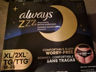Always Disposable Period underwear