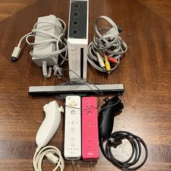 Wii console with games included 