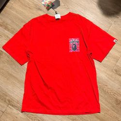 Original BAPE x Stussy Collaboration Ape Head Tee