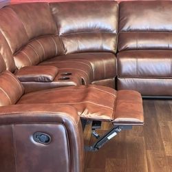 MANUAL RECLINING SECTIONAL SOFA SET