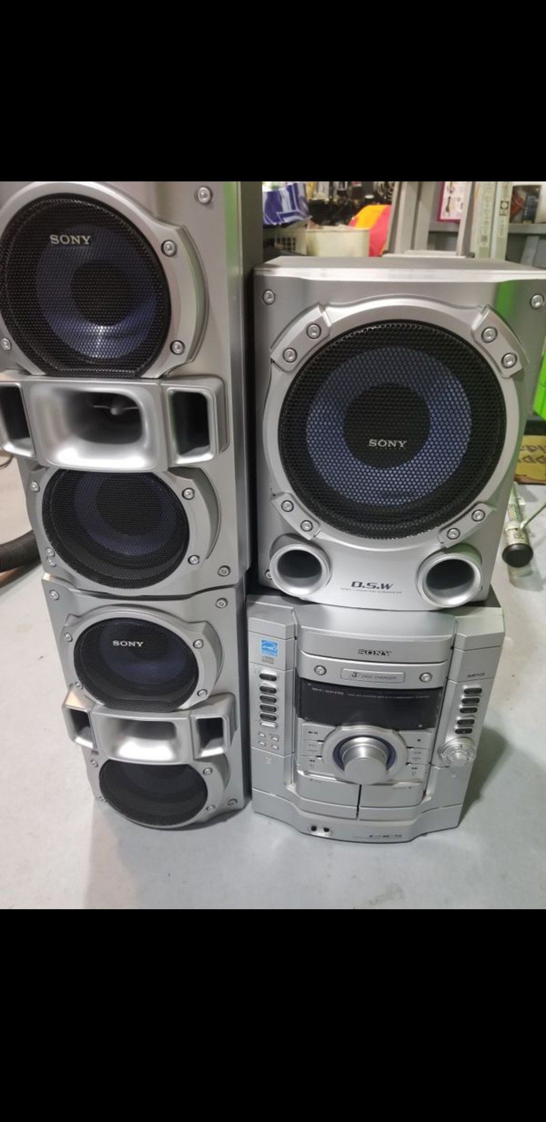 Sony Stereo System with Subwoofer