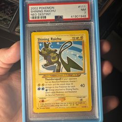 Psa 7 Shining Raichu