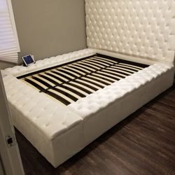 Upholstered Storage Bed Frame with Headboard – Great Deal