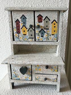 Hand painted armoire, decorative