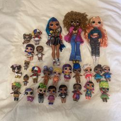 MGA Lol Dolls Bundle (3) Full Size & (22) Minis
