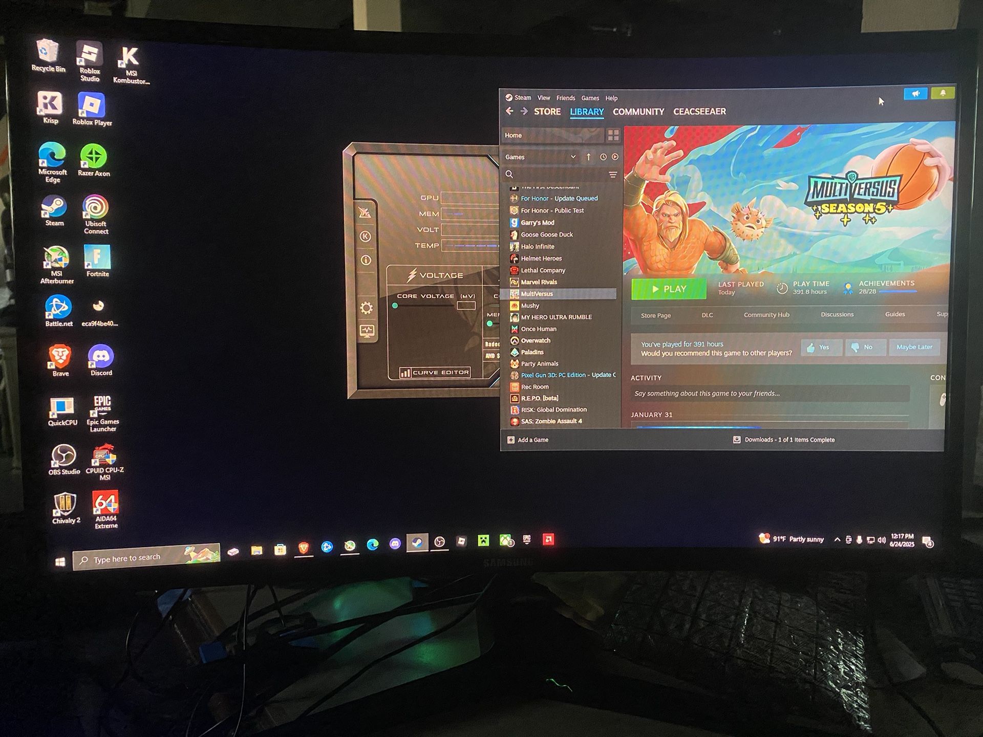 pc parts and monitor . read description