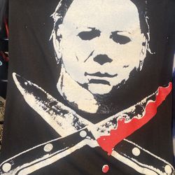 Michael Myers Knifes T Shirt 
