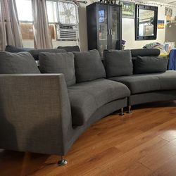 Modern Curved Sectional Couch