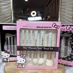 Hello Kitty Makeup Brushes Brand New