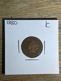 1880 Indian Head Penny US Cent