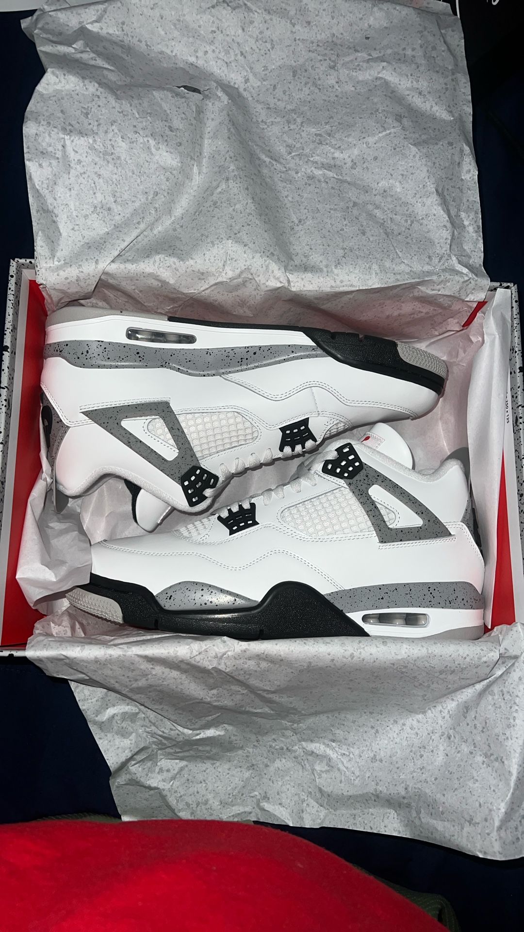 Jordan 4 “ White Cement” Size 11