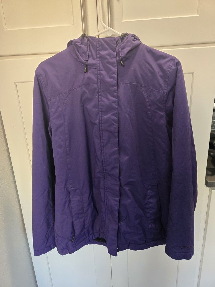 L.L.Bean Women's Faux Fur Lined Winter Coat Size Small