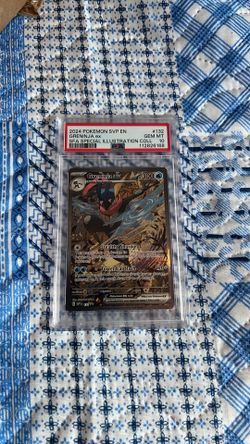 PSA 10 Greninja ex Scarlet and Violet Shrouded Fable Pokemon Promo Card