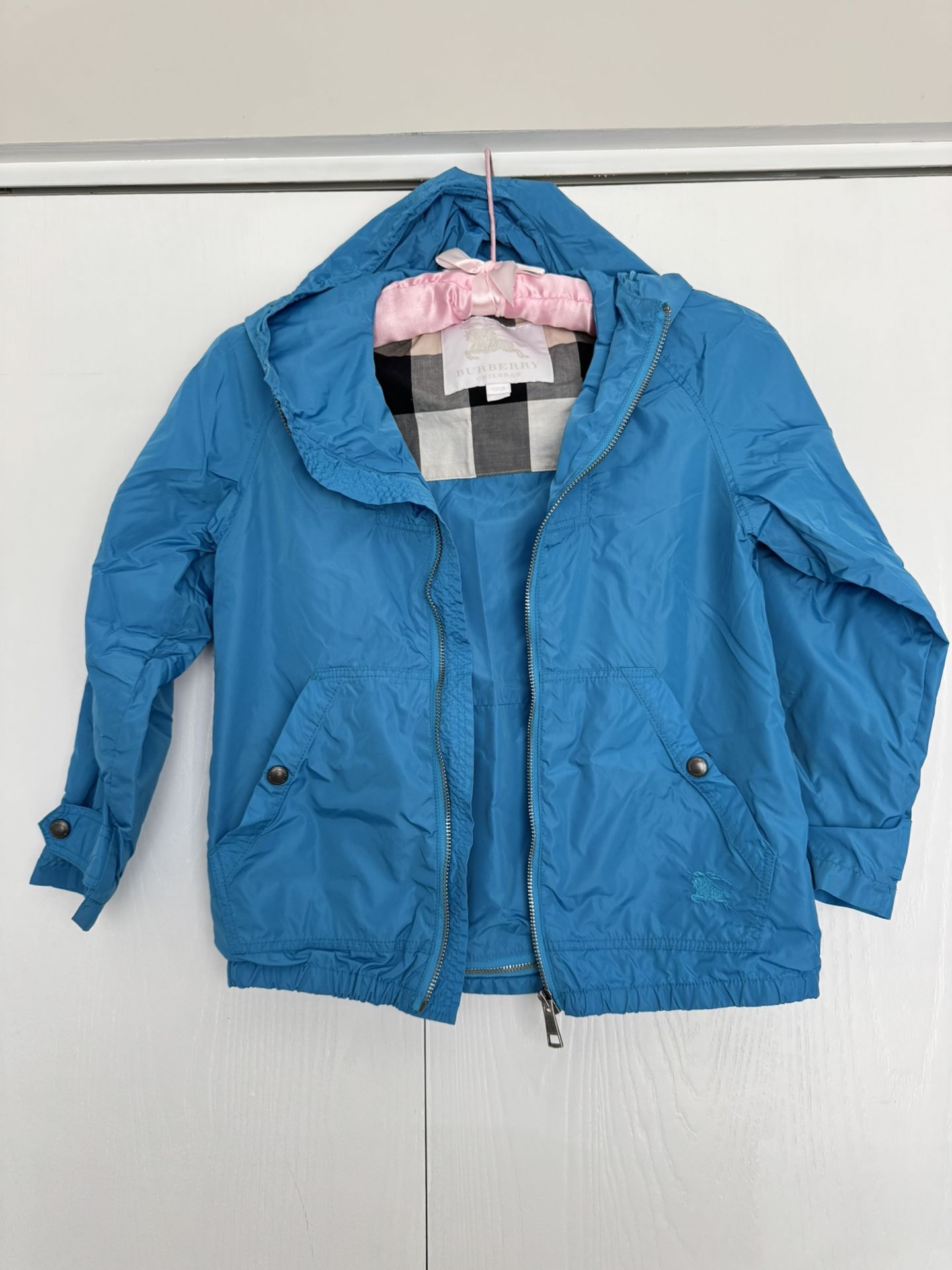 Burberry Unisex Kids Windbreaker Packable Size 5-6 Years Old  
