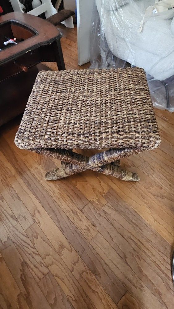 RATTAN STOOL