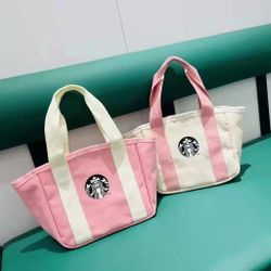 Starbucks Tote Bag Canvas ☆ Cup Mug Tumbler Hot Cold Stanley ☆ $23 Each ☆ 2 For $40 ☆ 4 FOR $70 ☆