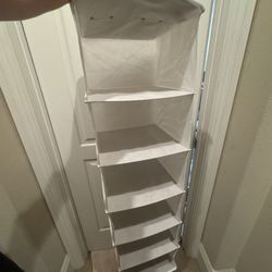 Hanging Closet Organizer 6 Shelves 