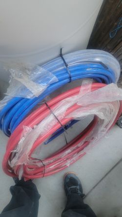 1/2 Blue And Red Pex Pipe