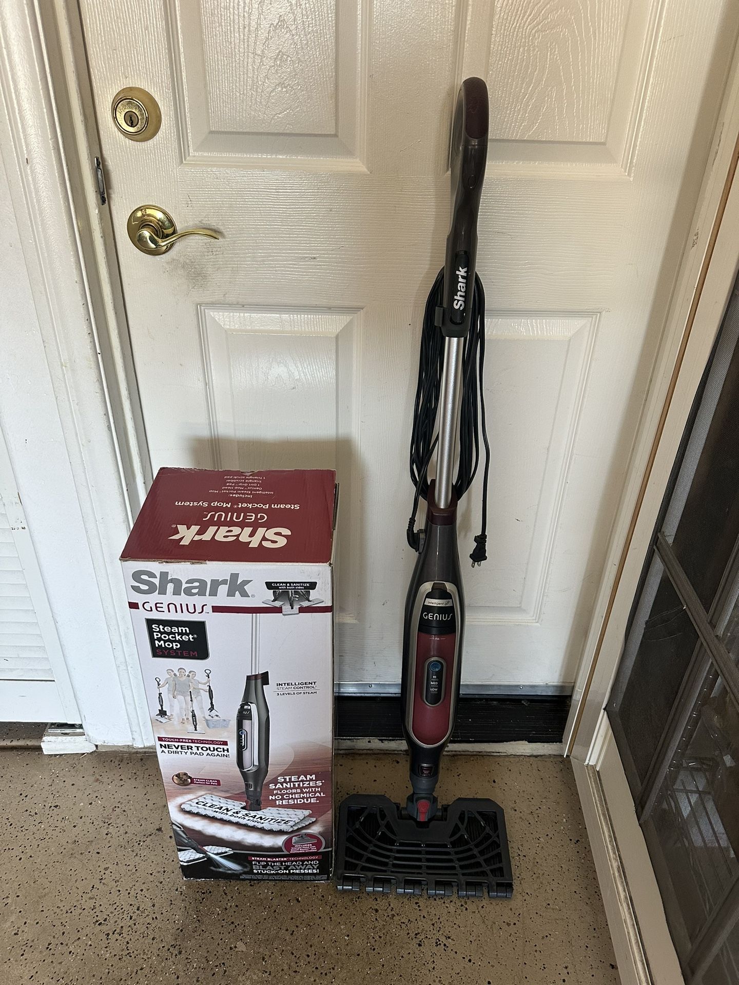 shark genius hard floor tile steamer mop