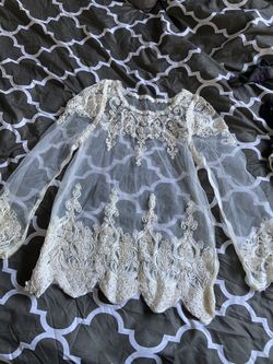 Cute sheer long sleeve
