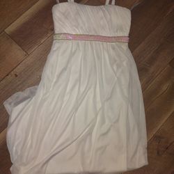 Juniors White Maxi Dress