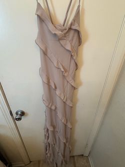 Formal champagne dress