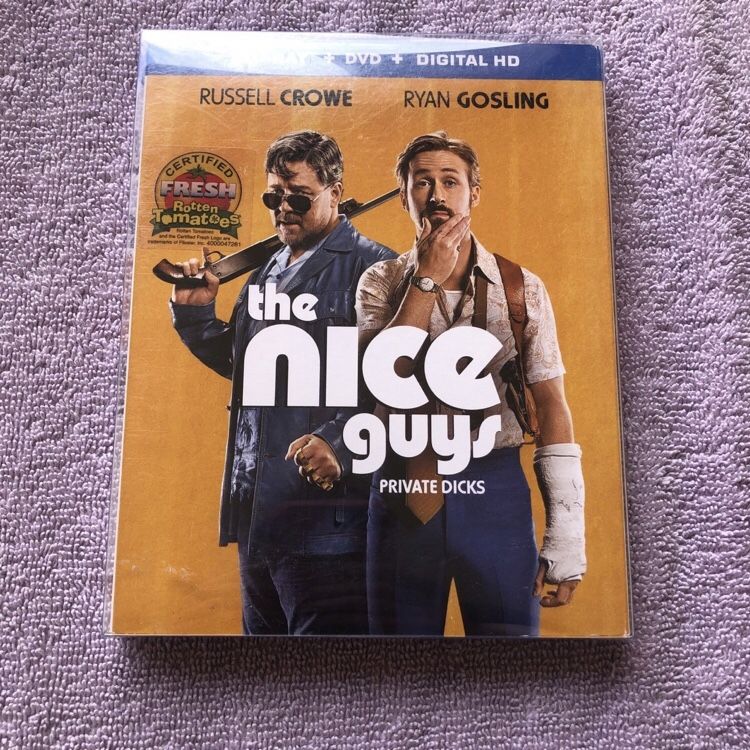 The Nice Guys Blu-Ray And DVD With Slipcover And Protective Case