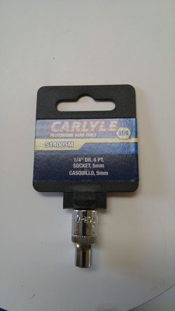 1/4" DR. 6pt socket 5mm