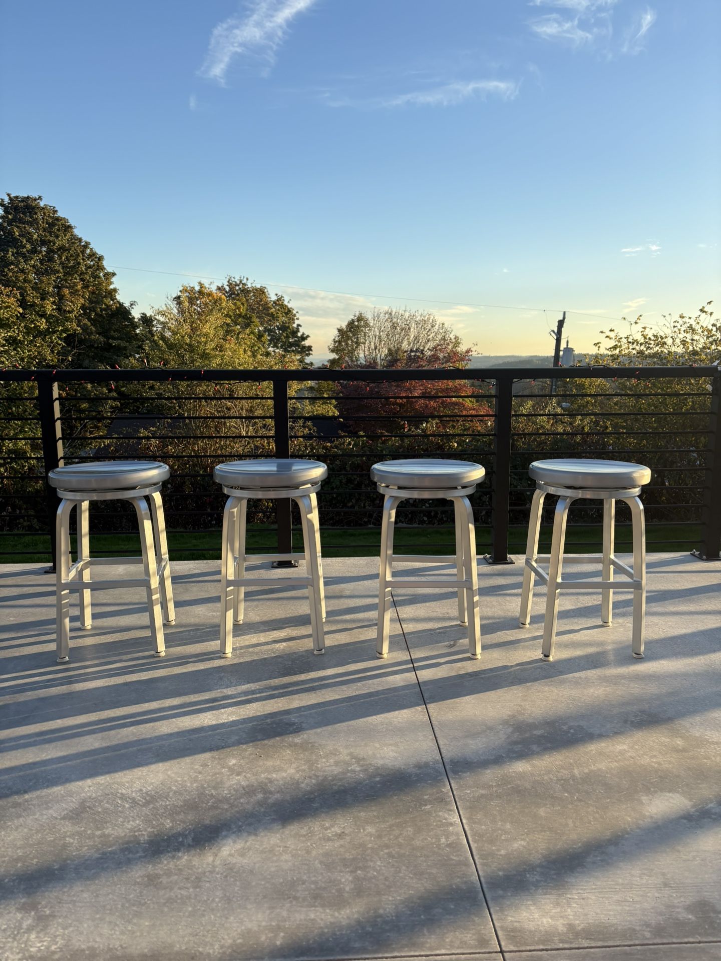 CRATE & BARREL STOOLS