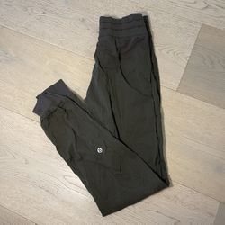 Green Lululemon Dance Studio Joggers 