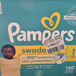 Pampers Size 1 Unopened 160 Count 