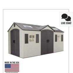 Lifetime 8x15 Vinyl Shed BEST SHED ON THE MARKET $1999 Delivery and set up included If local